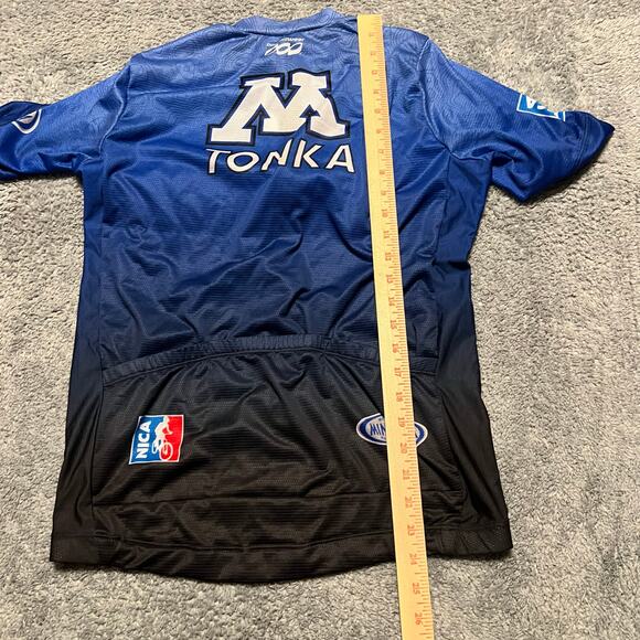 Podiumwear Cycle Jersey Shirt Mens Large Performance Cycling Pocket - Picture 4 of 5